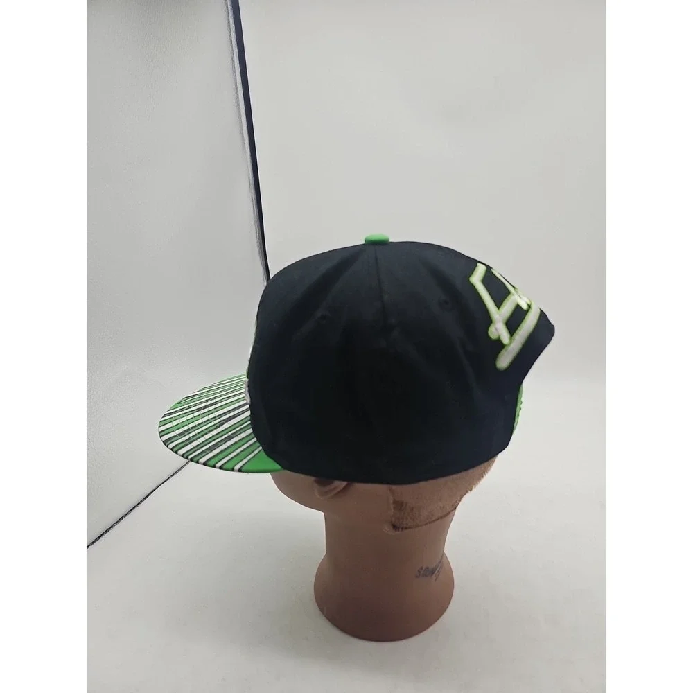 ORLANDO Florida Hat Baseball Ball Cap Adjustable‎ SNAPBACK Green Black Stripes